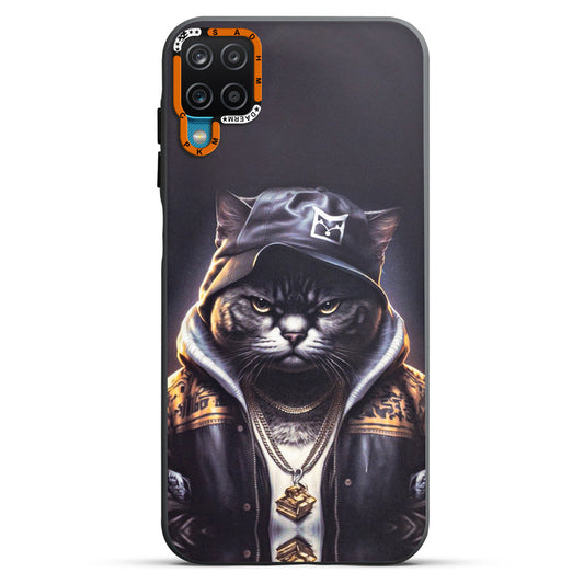 Dark Aesthetic Wild Animal Printed Back Cases For Samsung A12