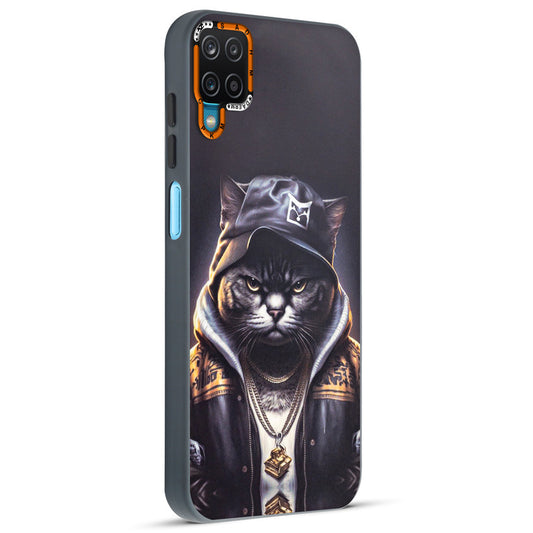 Dark Aesthetic Wild Animal Printed Back Cases For Samsung A12