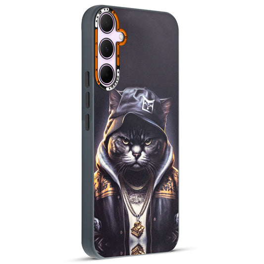 Dark Aesthetic Wild Animal Printed Back Cases For Samsung A35 5G