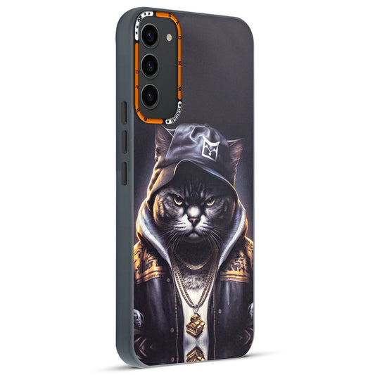 Dark Aesthetic Wild Animal Printed Back Cases For Samsung S23 5G