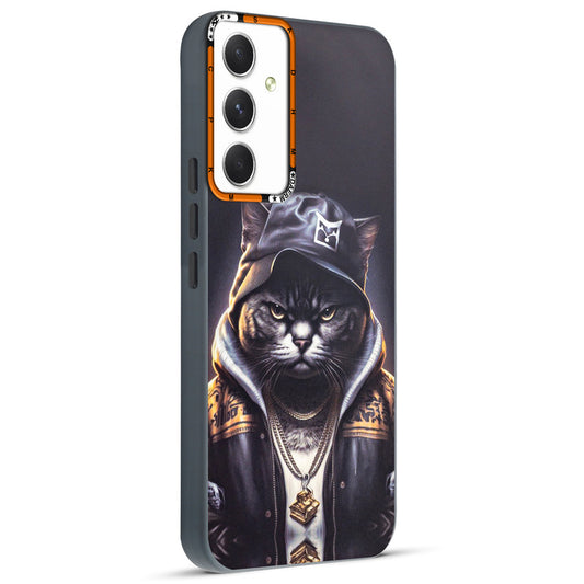 Dark Aesthetic Wild Animal Printed Back Cases For Samsung A54 5G