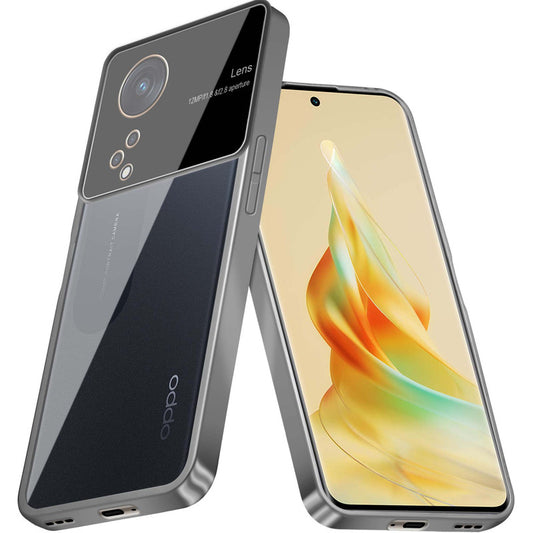 Lens Camera Protection Chrome Case For Oppo Reno 8T 5G