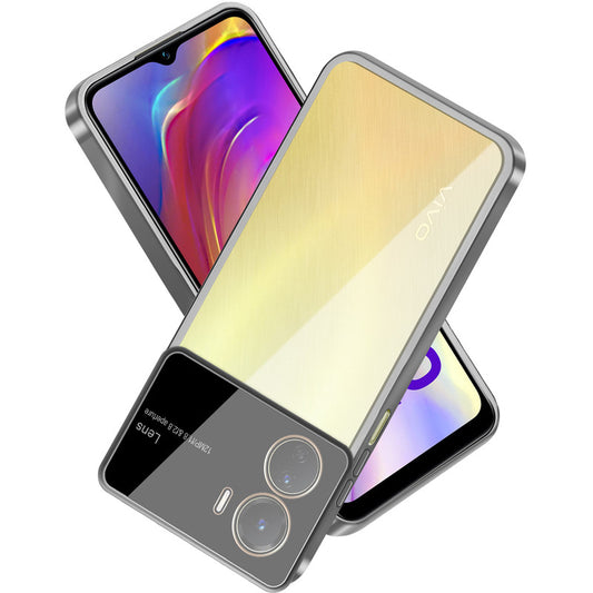 Lens Camera Protection Chrome Case For Vivo Y16