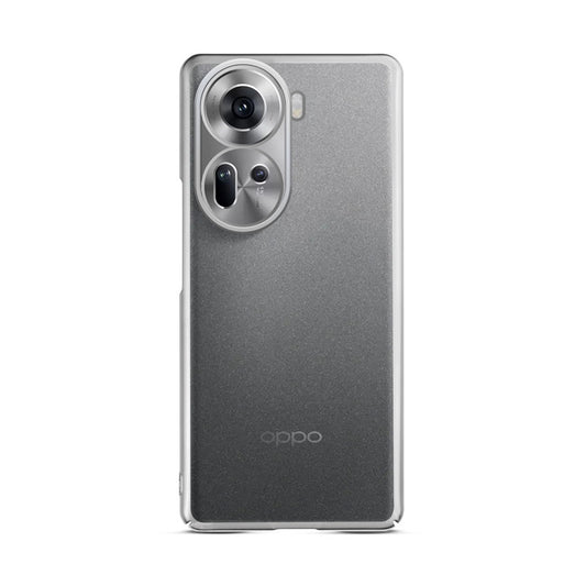 Crystal Clear Premium Shiny colorful Edges Hard Back Case For Oppo Reno 11 5G
