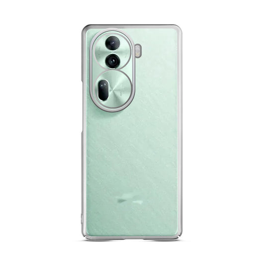 Crystal Clear Premium Shiny colorful Edges Hard Back Case For Oppo Reno 11 Pro 5G