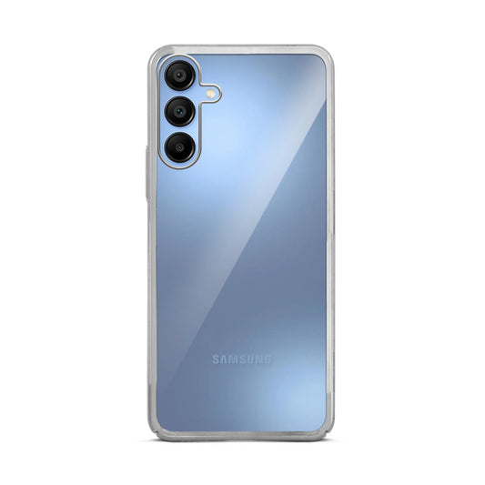 Crystal Clear Premium Shiny colorful Edges Hard Back Case For Samsung M35 5G