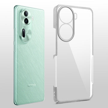 Crystal Clear Premium Shiny Edges Hard Back Case For Oppo Reno 11 Pro 5G