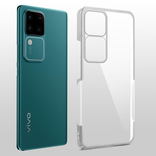 Crystal Clear Premium Shiny Edges Hard Back Case For Vivo V30 Pro 5G