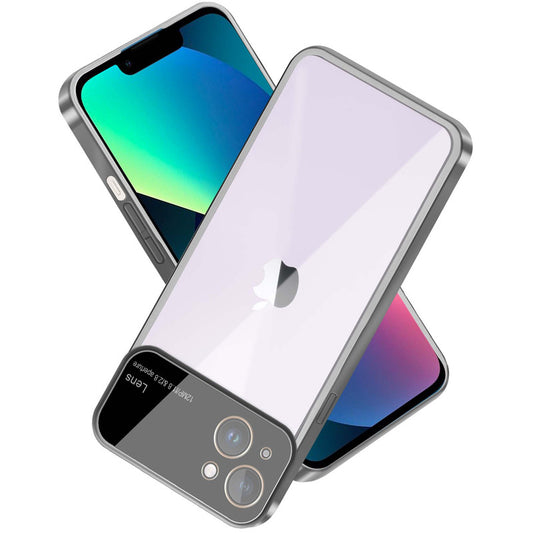 Lens Camera Protection Chrome Case For Apple iPhone 13