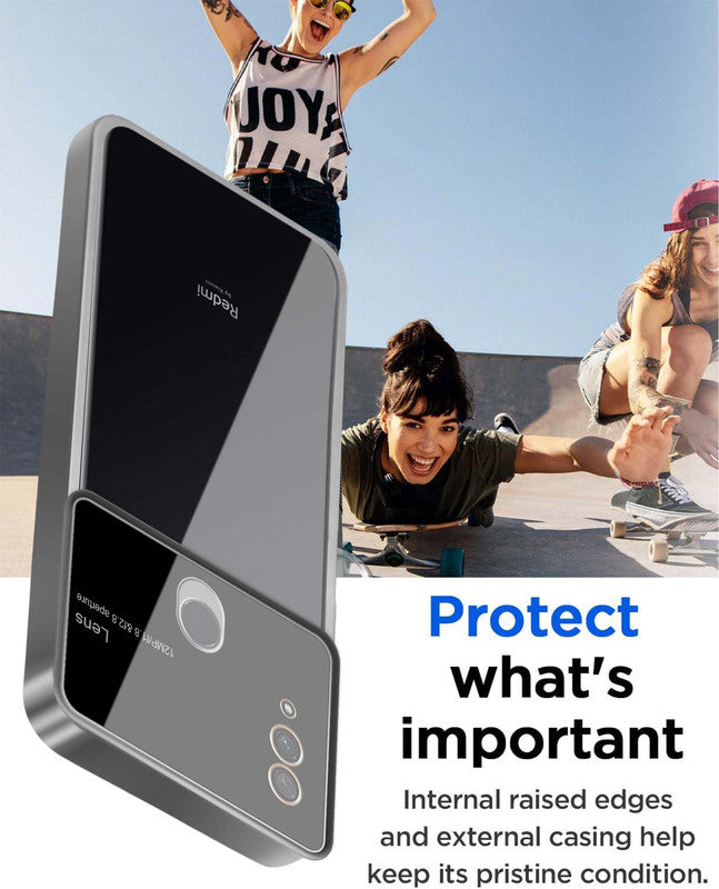 Lens Camera Protection Chrome Case For Redmi Note 7