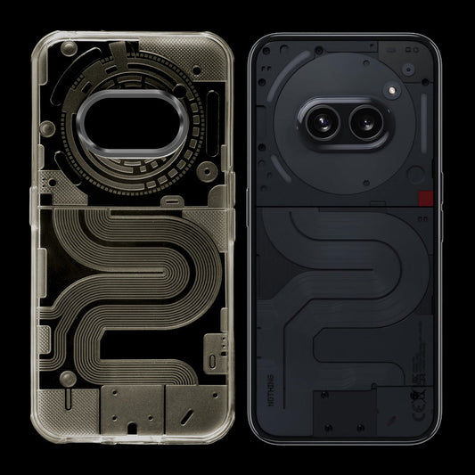 Soft Transparent Slim Fit Frosted Matte Silicone TPU With Matte Ring Camera Protection Back Cover for Nothing Phone 2A