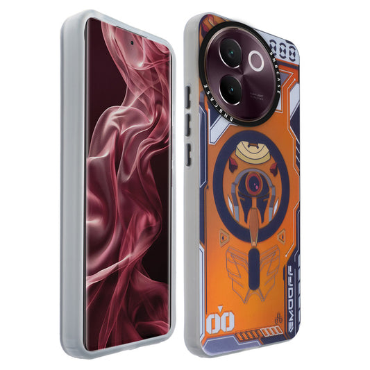 Colorful Reflective Circuit Prints Hard Back Protector Case For Vivo V30e 5G
