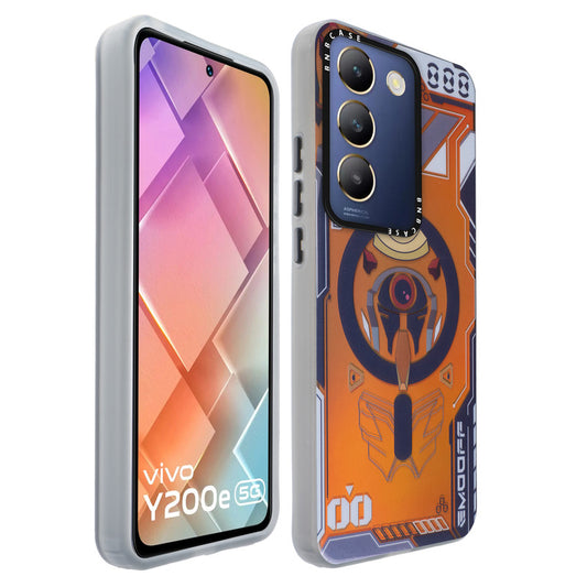 Colorful Reflective Circuit Prints Hard Back Protector Case For Vivo Y200e 5G