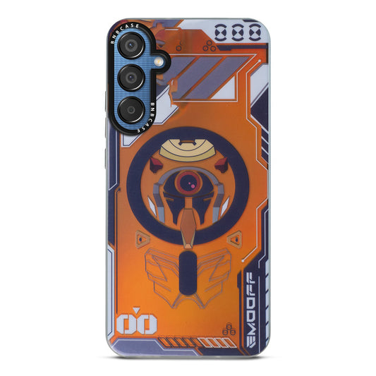 Colorful Reflective Circuit Prints Hard Back Protector Case For Samsung S24 FE 5G