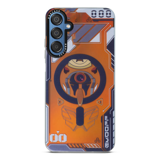 Colorful Reflective Circuit Prints Hard Back Protector Case For Samsung M15 5G
