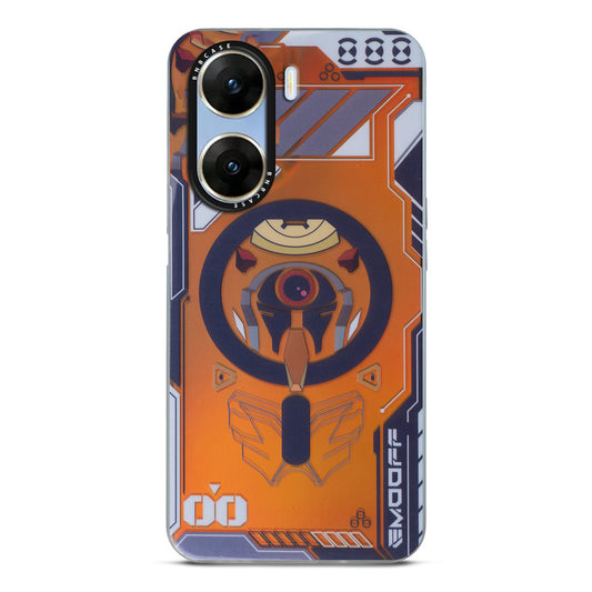 Colorful Reflective Circuit Prints Hard Back Protector Case For Vivo V29e 5G