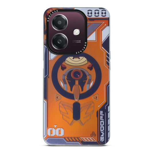 Colorful Reflective Circuit Prints Hard Back Protector Case For Oppo A3x 4G