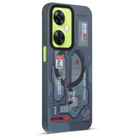 Mechanical Circuit Print Hard Back Cover For OnePlus Nord CE 3 Lite 5G