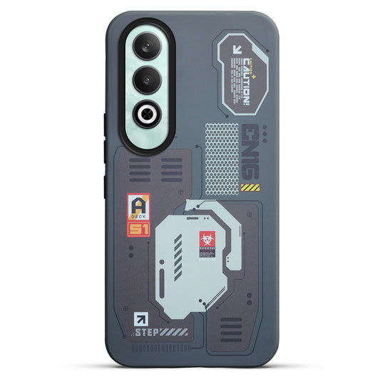 Mechanical Circuit Print Hard Back Cover For OnePlus Nord CE 4 5G