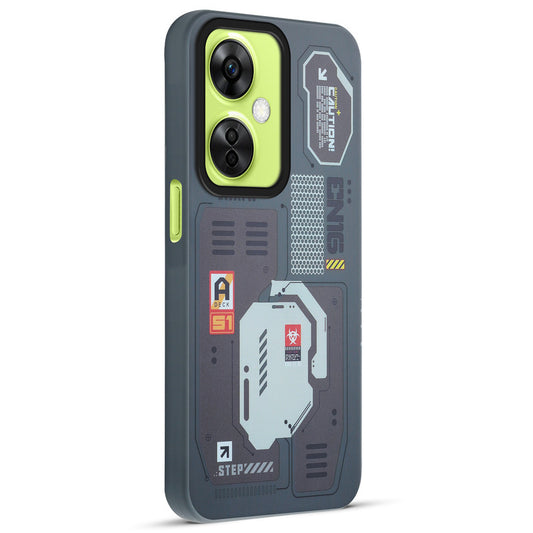 Mechanical Circuit Print Hard Back Cover For OnePlus Nord CE 3 Lite 5G
