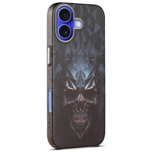 Nightfall Skull Cluster Design With Hard Back Case For Apple iPhone 16 Plus