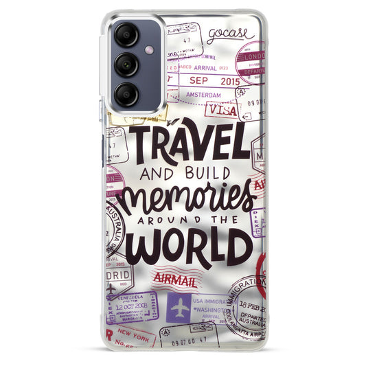 Wrinkle & Artistic Wave Printed Phone Case For Samsung A14 5G