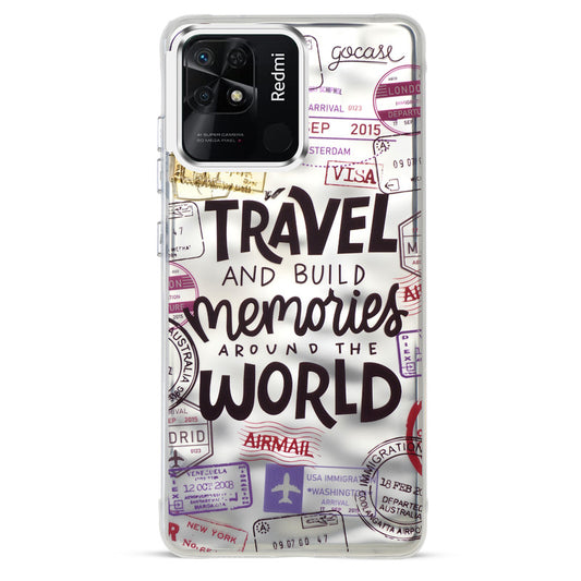 Wrinkle & Artistic Wave Printed Phone Case For Redmi 10C