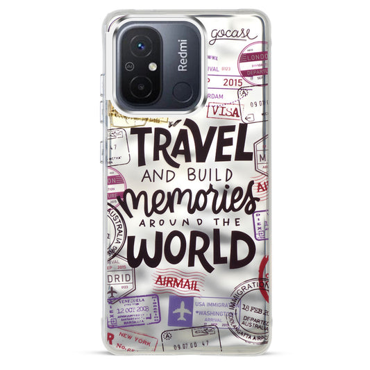 Wrinkle & Artistic Wave Printed Phone Case For Redmi 12C