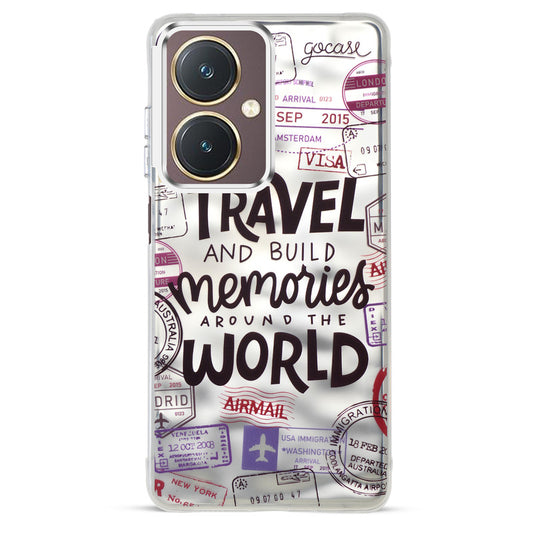 Wrinkle & Artistic Wave Printed Phone Case For Vivo Y27 4G