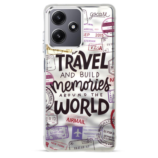 Wrinkle & Artistic Wave Printed Phone Case For Redmi 12 5G