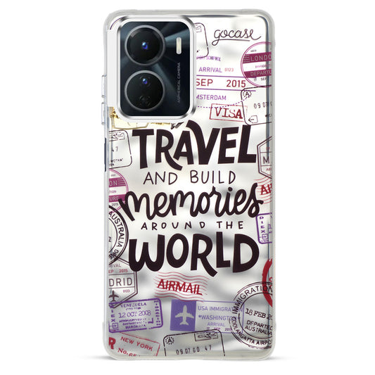 Wrinkle & Artistic Wave Printed Phone Case For Vivo Y16