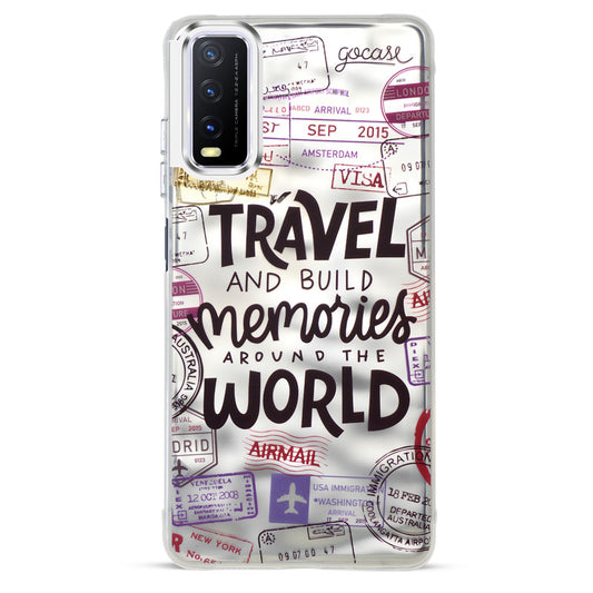 Wrinkle & Artistic Wave Printed Phone Case For Vivo Y20i