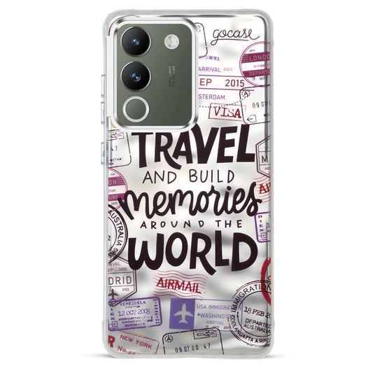 Wrinkle & Artistic Wave Printed Phone Case For Vivo Y200 5G