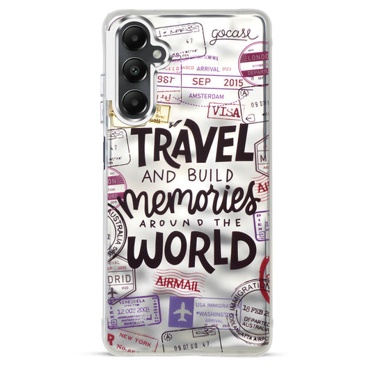 Wrinkle & Artistic Wave Printed Phone Case For Samsung A15 5G