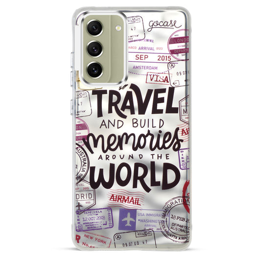 Wrinkle & Artistic Wave Printed Phone Case For Samsung S21 FE 5G