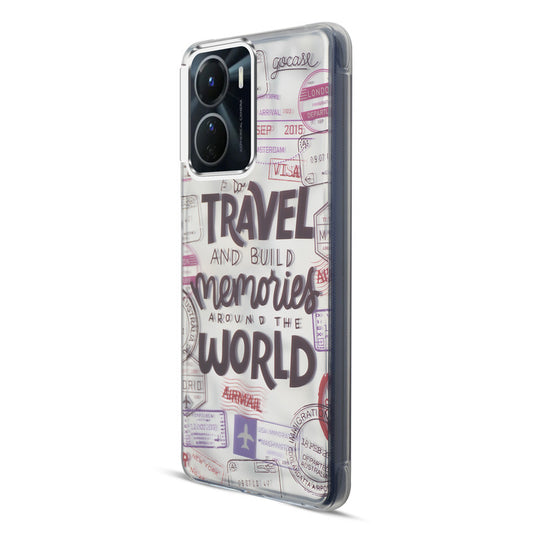 Wrinkle & Artistic Wave Printed Phone Case For Vivo Y16