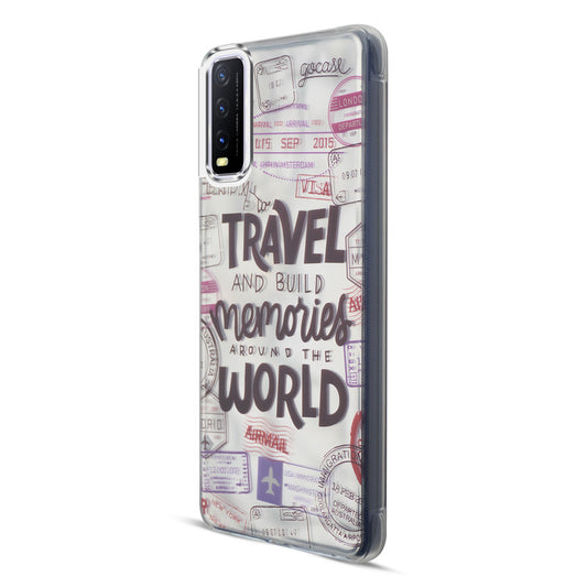 Wrinkle & Artistic Wave Printed Phone Case For Vivo Y20i