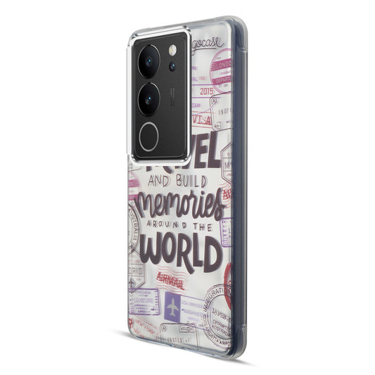 Wrinkle & Artistic Wave Printed Phone Case For Vivo V29 Pro 5G