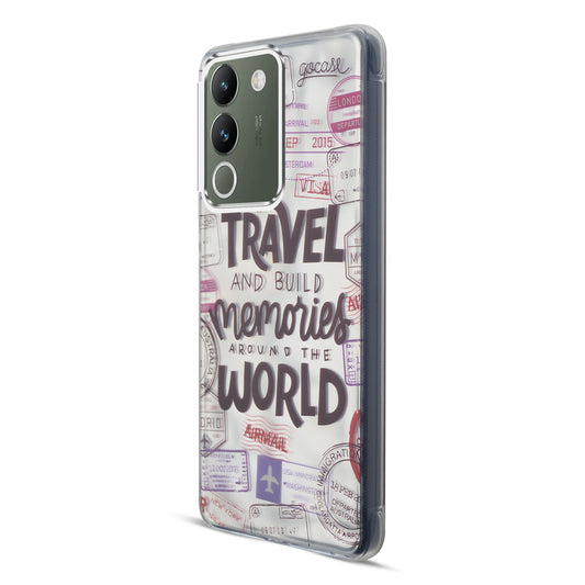 Wrinkle & Artistic Wave Printed Phone Case For Vivo Y200 5G