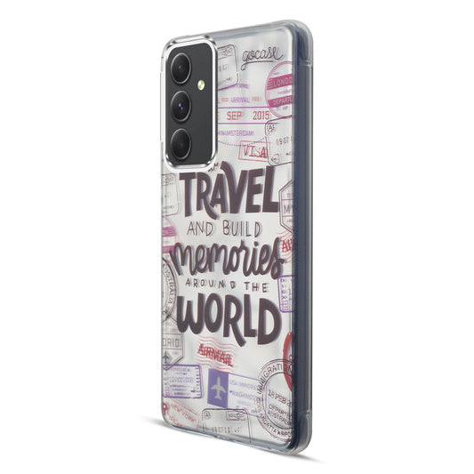 Wrinkle & Artistic Wave Printed Phone Case For Samsung A54 5G