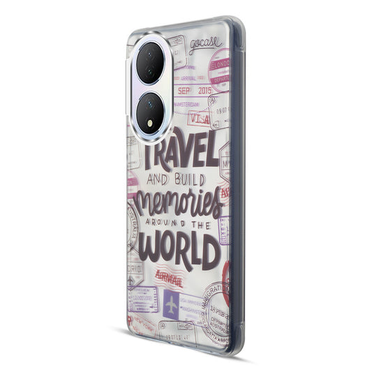 Wrinkle & Artistic Wave Printed Phone Case For Vivo Y100