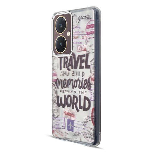 Wrinkle & Artistic Wave Printed Phone Case For Vivo Y27 4G