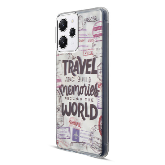 Wrinkle & Artistic Wave Printed Phone Case For Redmi 12 4G