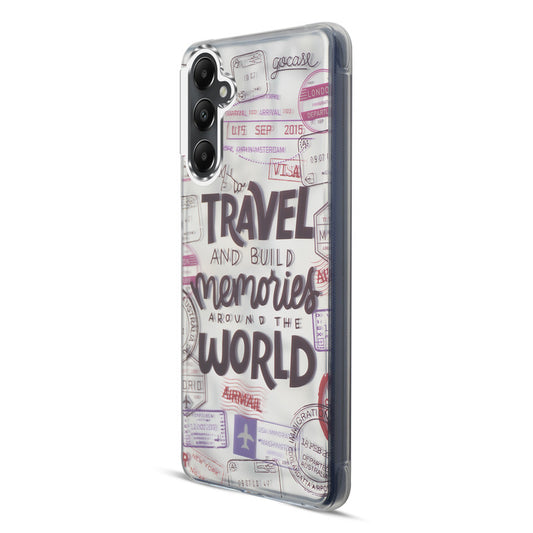 Wrinkle & Artistic Wave Printed Phone Case For Samsung A15 5G