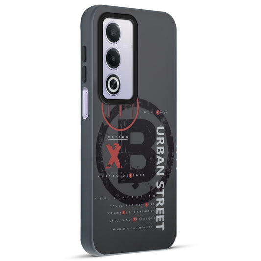 Mechanical Circuit Sector Print Hard Back Cover For Oppo A3 Pro 5G