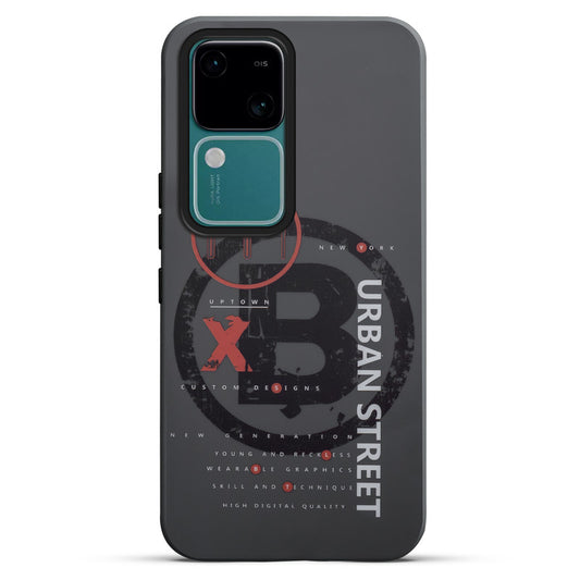 Mechanical Print Circuit Sector Print Hard Back Cover For Vivo V30 Pro 5G