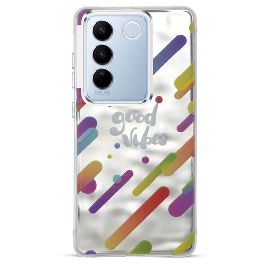 Wrinkle & Artistic Wave Printed Phone Case For Vivo V27