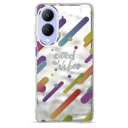 Wrinkle & Artistic Wave Printed Phone Case For Vivo Y17s