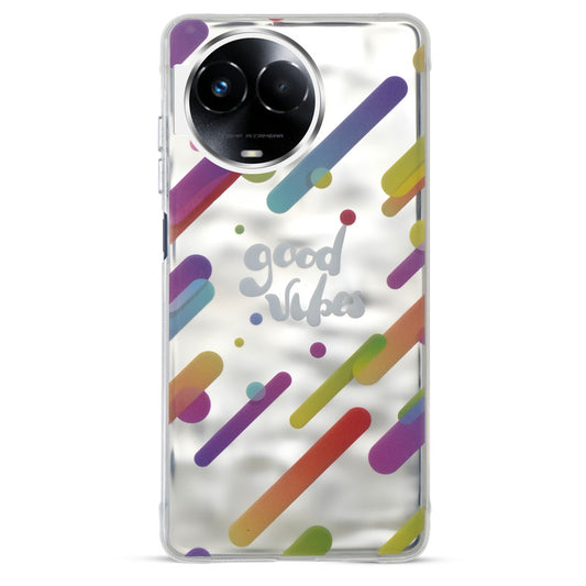 Wrinkle & Artistic Wave Printed Phone Case For Realme 11X 5G