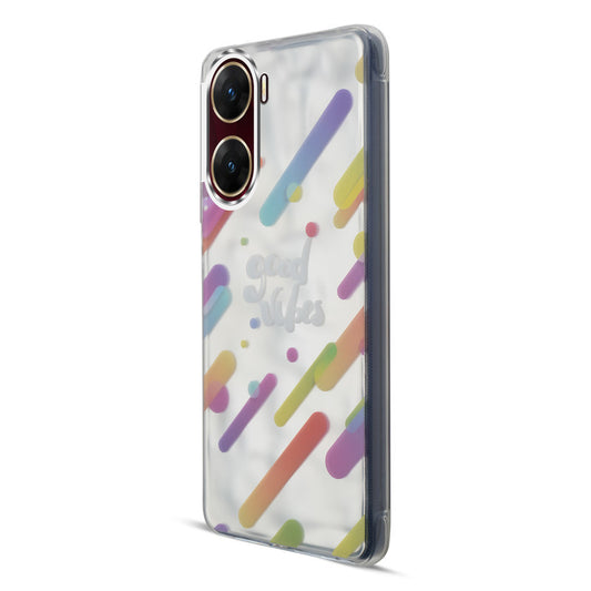 Wrinkle & Artistic Wave Printed Phone Case For Vivo V29e 5G